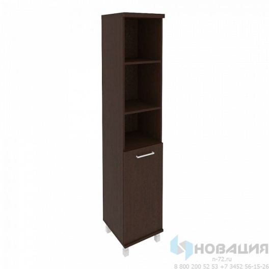 Шкаф для документов полуоткрытый узкий Фест (First), 401х432х2060 мм