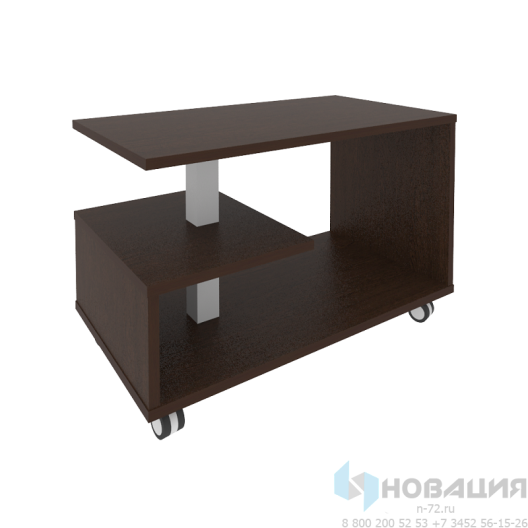 Стол журнальный на колесах Фёст (First), 900х500х580 мм