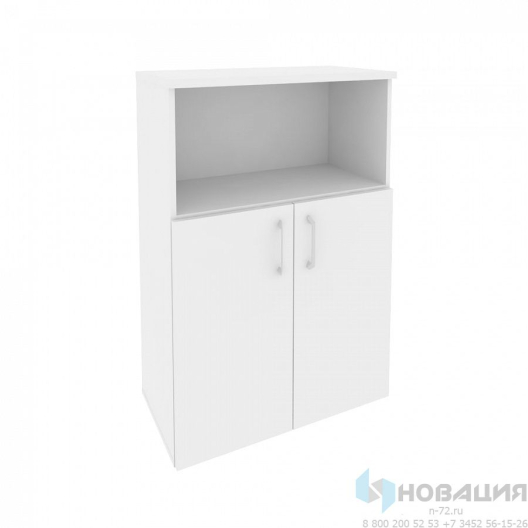 Шкаф средний полуоткрытый Оникс (Onix), 800х420х1207 мм