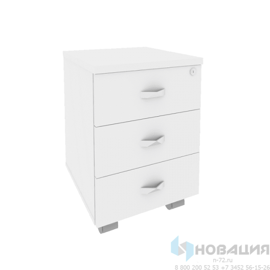 Тумба мобильная офисная Оникс (Onix), 432х460х611 мм
