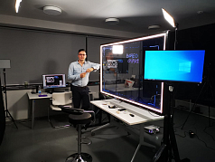 Видеостудия Световая доска (Lightboard) для онлайн обучения
