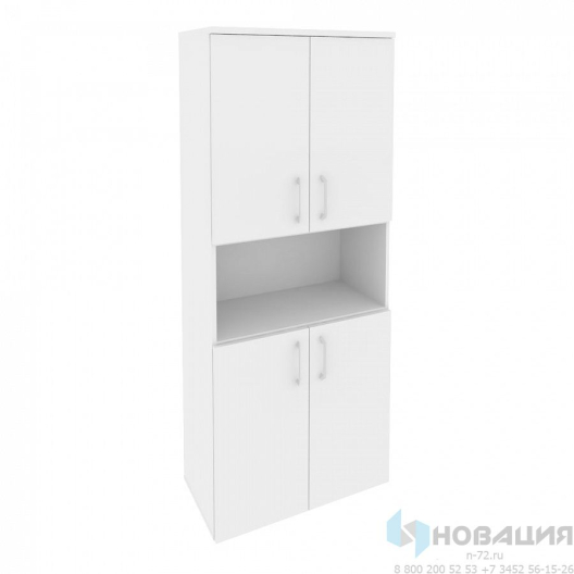 Шкаф для документов с нишей Оникс (Onix), 800х420х1977 мм