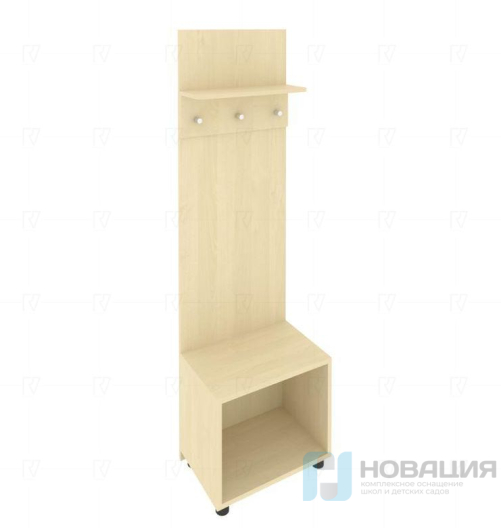 Вешалка с багажницей (без зеркала), Свет (Light)