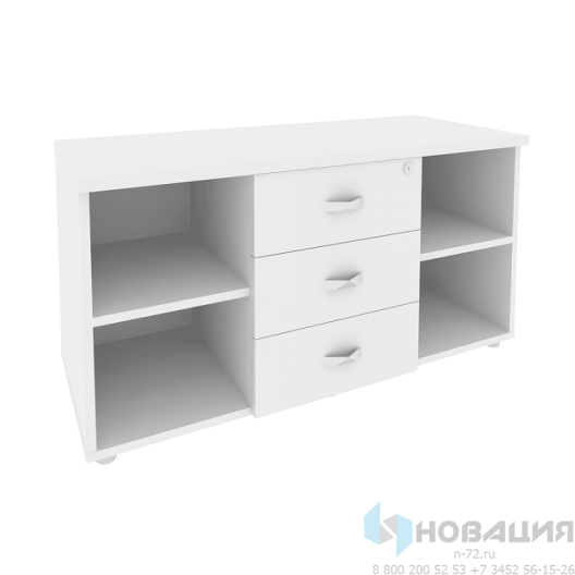 Тумба сервисная с ящиками Оникс (Onix), 1100х460х576(598) мм